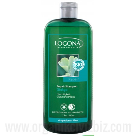 Güçlendirici Şampuan - Organik Ginkgo Özlü Güçlendirici 500ml - 02422 - Logona